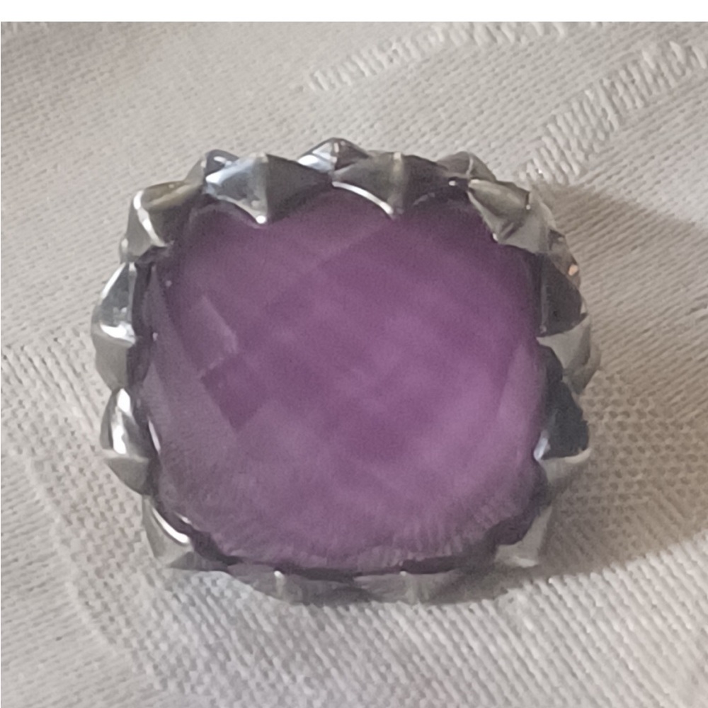 Stephen Webster Superstud Ring in Purple Quartz, Size 7